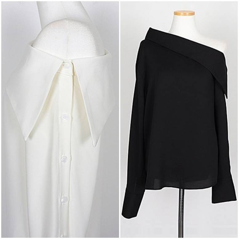 2color ワンショルダー長袖ブラウス トップス ブラウス プルオーバー オフショルダー ワンショル 上品 クール モード系 学生 楽ちん 体型カバー インスタ映え 春夏 春 夏 秋冬 秋 冬 ママ 2color ワンショルダー長袖ブラウス トップス ブラウス プルオーバー オフショルダー ワンショル 上品 クール モード系 学生 楽ちん 体型カバー インスタ映え 春夏 春 夏 秋冬 秋 冬 ママ