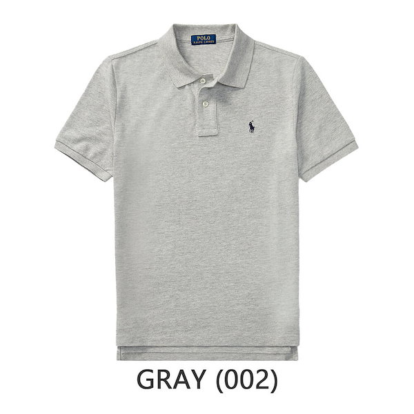 【新品】Polo Ralph Lauren グレー ポロワンピース 半袖 新品】Polo Ralph Lauren グレー ポロワンピース 半袖 - メルカリ