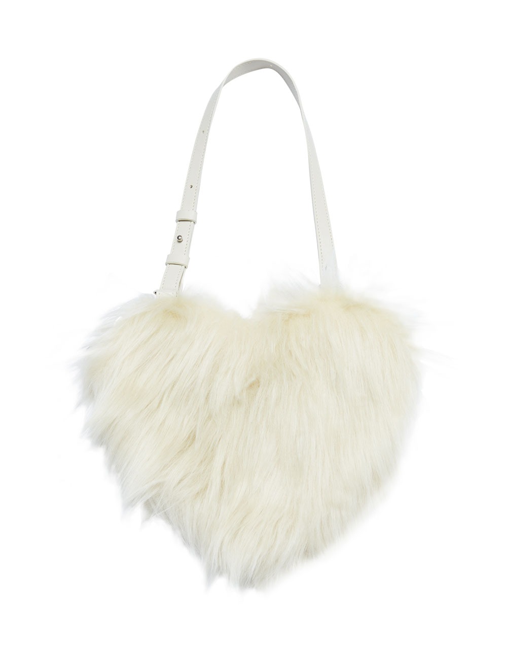 【INSTANTFUNK】Trolls Heart mini faux-fur bag ★関税込み★ trolls heart mini faux fur 完璧なデザイン bag