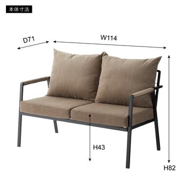 コーデュロイと黒アイアン脚のインダストリアルな2人掛ソファ 北欧 インダストリアル ソファ 黒 ブラック リビング コーデュロイと黒アイアン脚のインダストリアルな2人掛ソファ 北欧 インダストリアル ソファ 黒 ブラック リビング