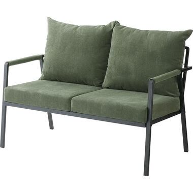 コーデュロイと黒アイアン脚のインダストリアルな2人掛ソファ 北欧 インダストリアル ソファ 黒 ブラック リビング コーデュロイと黒アイアン脚のインダストリアルな2人掛ソファ 北欧 インダストリアル ソファ 黒 ブラック リビング