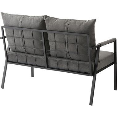 コーデュロイと黒アイアン脚のインダストリアルな2人掛ソファ 北欧 インダストリアル ソファ 黒 ブラック リビング コーデュロイと黒アイアン脚のインダストリアルな2人掛ソファ 北欧 インダストリアル ソファ 黒 ブラック リビング