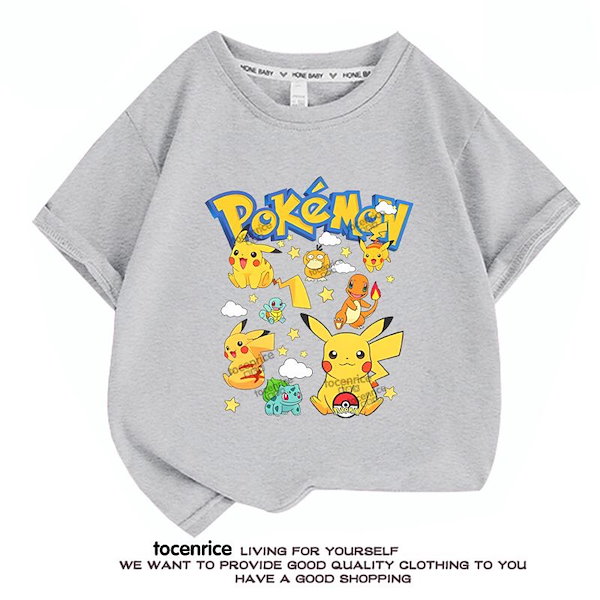 Qoo10] 精霊宝可夢連名子供服半袖Tシャツポケモン