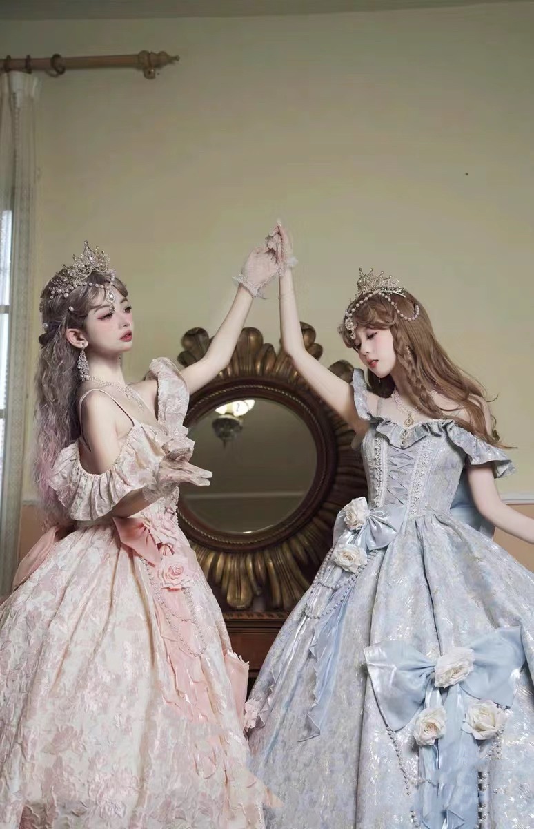 Lolita新作オーダーメイド花嫁ロングワンピースロリータウエディングドレス誕生日パーティー入学披露宴ドレス Lolita新作オーダーメイド花嫁ロングワンピースロリータウエディングドレス誕生日パーティー入学披露宴ドレス