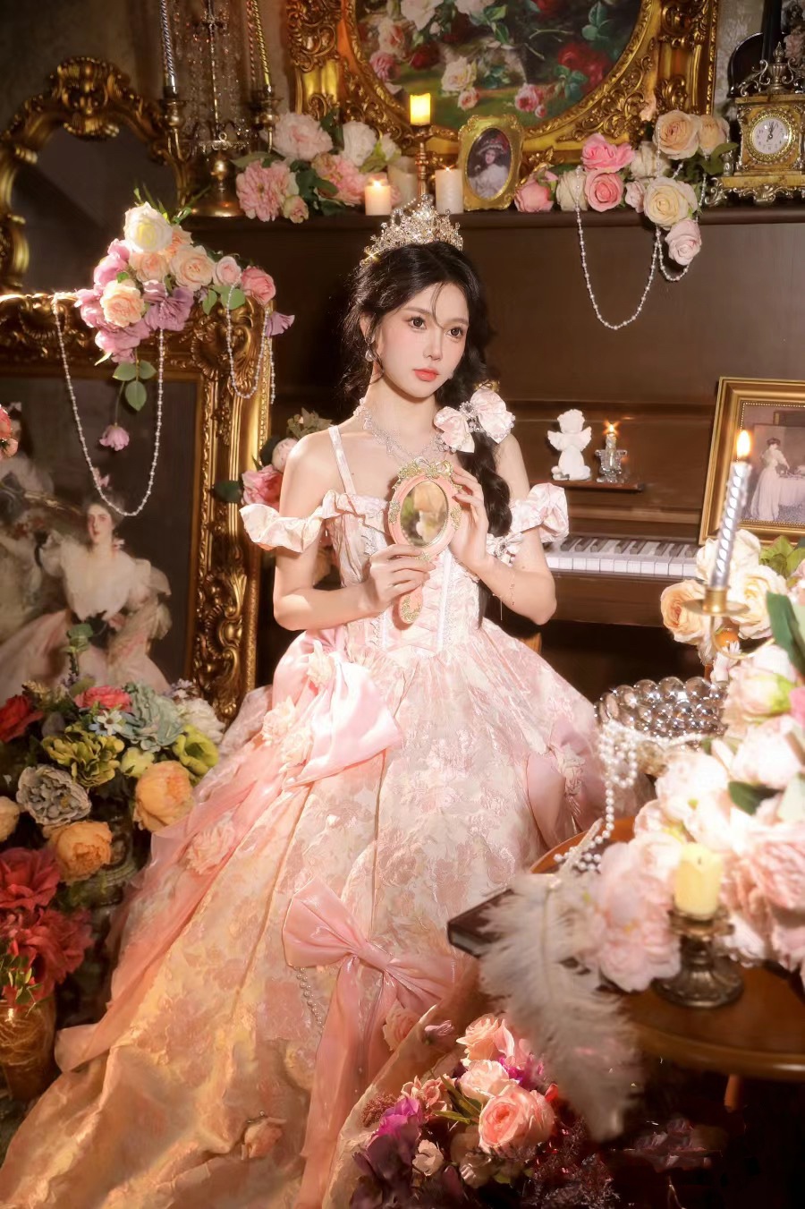 Lolita新作オーダーメイド花嫁ロングワンピースロリータウエディングドレス誕生日パーティー入学披露宴ドレス Lolita新作オーダーメイド花嫁ロングワンピースロリータウエディングドレス誕生日パーティー入学披露宴ドレス