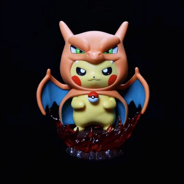 【Pokemon Figure】ポケモン フィギュアピカチュウ リザードン正規品 ポケットモンスター モンコレ バトルゼ ピカチュウVSリザードン