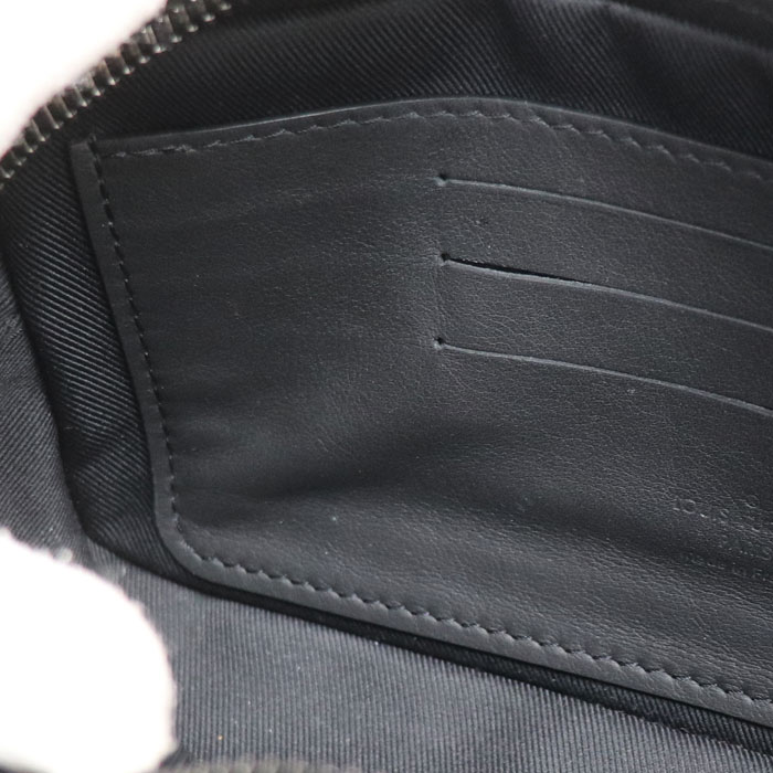 LOUIS VUITTON ルイヴィトン ポシェット ヴォルガ セカンドバッグ トリヨン モノグラム ブラック M55703 IC メンズ 中古
