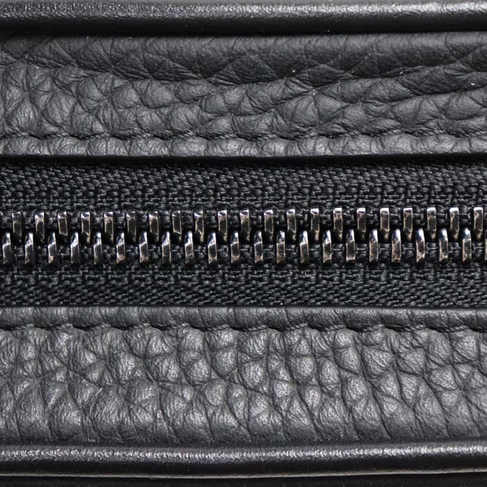 LOUIS VUITTON ルイヴィトン ポシェット ヴォルガ セカンドバッグ トリヨン モノグラム ブラック M55703 IC メンズ 中古