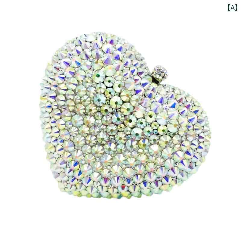 レディース 鞄 カバン バック ファッション オシャレ アイテム 小物 ディナーバッグ ハート型 クラッチバッグ イブニング バッグ フォーマルバッグ