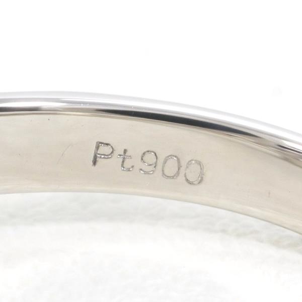 PT900 プラチナ リング 指輪 15号 パール 約10mm ダイヤ 0.07 ジュエリー 中古 PT900 プラチナ リング 指輪 15号 パール 約10mm ダイヤ 0.07 ジュエリー 中古
