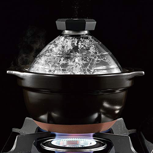 HARIO (ハリオ) ガラスフタ フタがガラスのご飯釜 3合用 TND F-TND-200