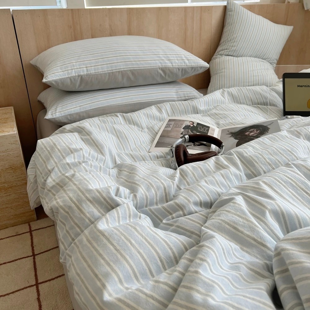 グレー マルチストライプ コットン 布団カバーセット 全2色 ベッドカバー 2サイズ ベッドシーツ セット ベッドリネン おしゃれ 韓国インテリア 韓国雑貨 韓国っぽ インテリア雑貨 70PARK グレー マルチストライプ コットン 布団カバーセット 全2色 ベッドカバー 2サイズ ベッドシーツ セット ベッドリネン おしゃれ 韓国インテリア 韓国雑貨 韓国っぽ インテリア雑貨 70PARK