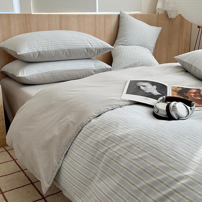 グレー マルチストライプ コットン 布団カバーセット 全2色 ベッドカバー 2サイズ ベッドシーツ セット ベッドリネン おしゃれ 韓国インテリア 韓国雑貨 韓国っぽ インテリア雑貨 70PARK グレー マルチストライプ コットン 布団カバーセット 全2色 ベッドカバー 2サイズ ベッドシーツ セット ベッドリネン おしゃれ 韓国インテリア 韓国雑貨 韓国っぽ インテリア雑貨 70PARK