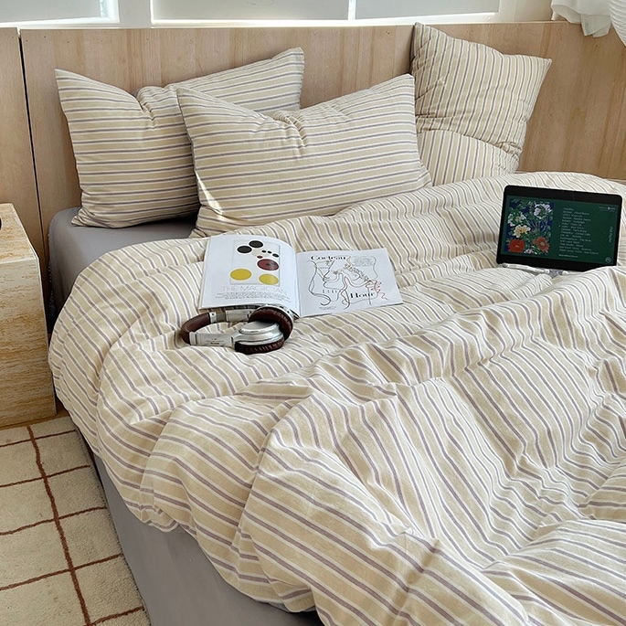 グレー マルチストライプ コットン 布団カバーセット 全2色 ベッドカバー 2サイズ ベッドシーツ セット ベッドリネン おしゃれ 韓国インテリア 韓国雑貨 韓国っぽ インテリア雑貨 70PARK グレー マルチストライプ コットン 布団カバーセット 全2色 ベッドカバー 2サイズ ベッドシーツ セット ベッドリネン おしゃれ 韓国インテリア 韓国雑貨 韓国っぽ インテリア雑貨 70PARK