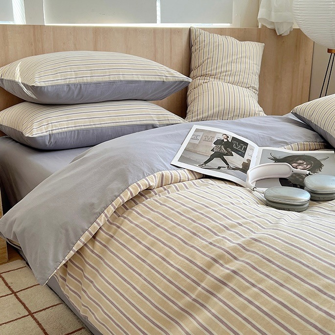 グレー マルチストライプ コットン 布団カバーセット 全2色 ベッドカバー 2サイズ ベッドシーツ セット ベッドリネン おしゃれ 韓国インテリア 韓国雑貨 韓国っぽ インテリア雑貨 70PARK グレー マルチストライプ コットン 布団カバーセット 全2色 ベッドカバー 2サイズ ベッドシーツ セット ベッドリネン おしゃれ 韓国インテリア 韓国雑貨 韓国っぽ インテリア雑貨 70PARK