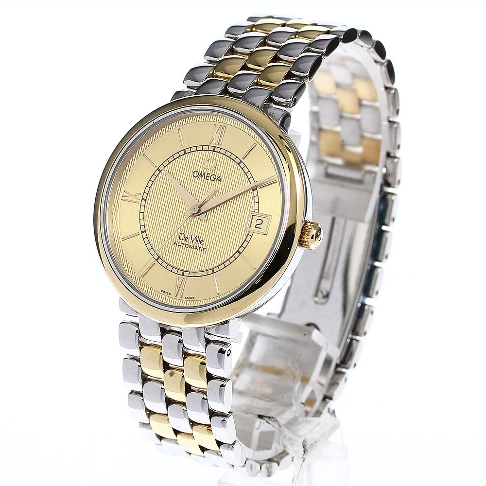 オメガ OMEGA デビル クラシック デイト 自動巻き メンズ 良品 保証書付き_758912【中古】