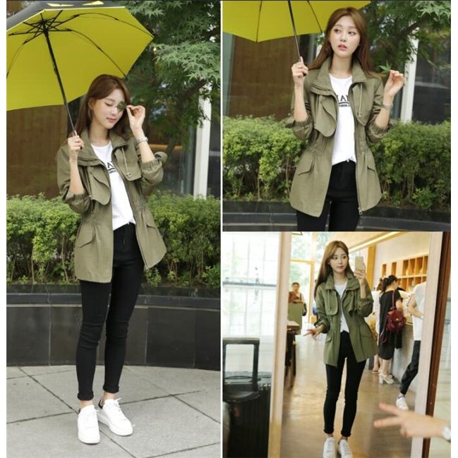 トレンチコート レディース スプリングコート カジュアル スリム コート お洒落 レディースコート