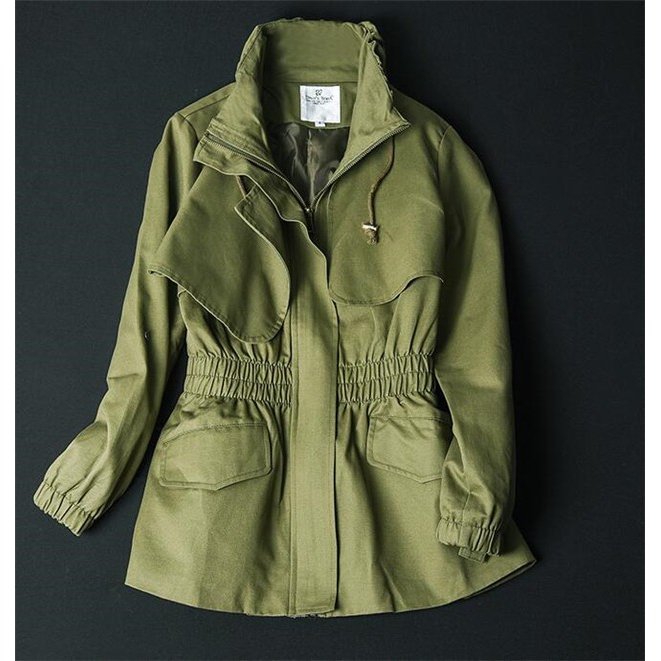 トレンチコート レディース スプリングコート カジュアル スリム コート お洒落 レディースコート