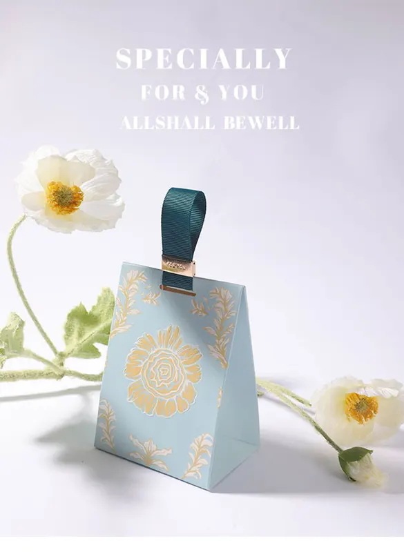 花の形をしたキャンディーボックス 誕生日 結婚式 パーティー キャンディーボックス バッグ チョコレートギフトボックス