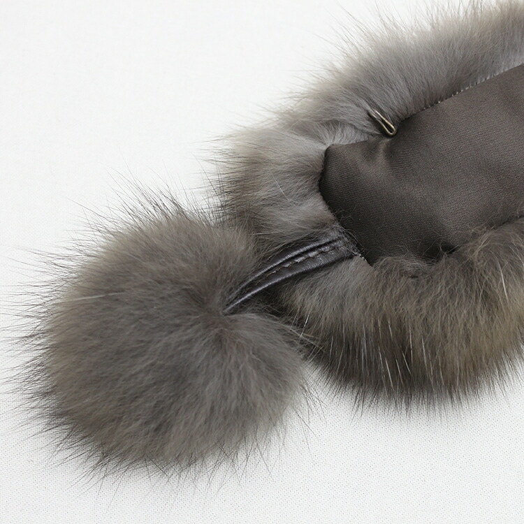 セーブル ファー マフラー ぼんぼり付 ナチュラルカラー 送料無料 レディース ギフト プレゼント