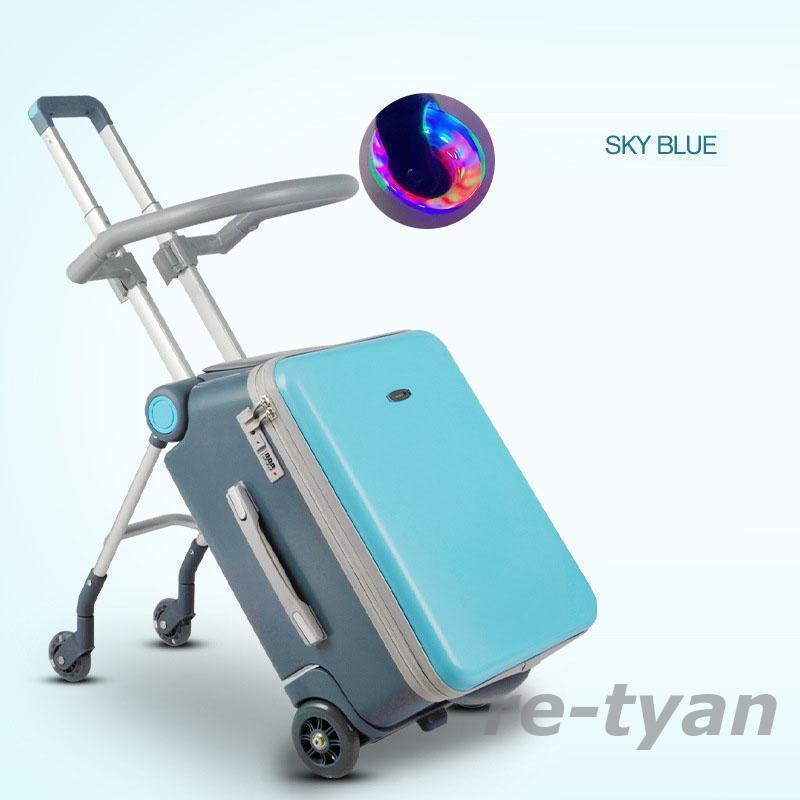 スーツケース Sサイズ 子どもが座れる キッズキャリー 座れるキャリー キャリーバッグ 子供用 かわいい キャリーケース 座れる 子供キャリー 軽量 大容量