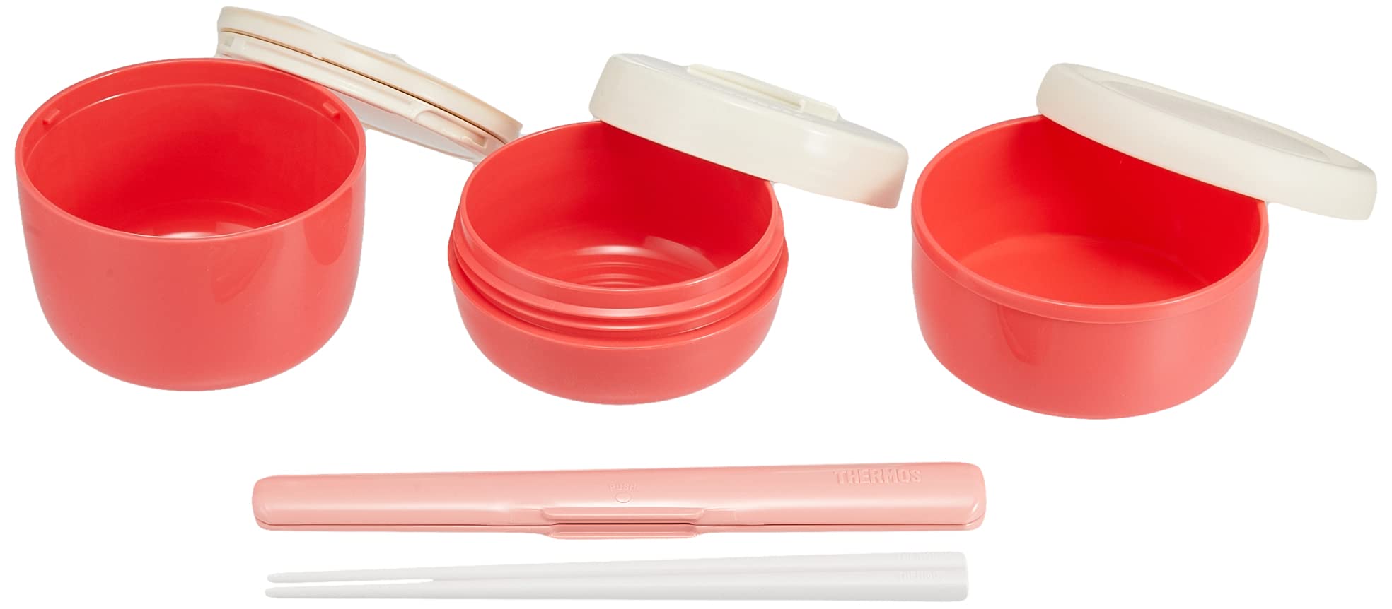 サーモス サーモス ステンレスランチジャー 約0.6合 コーラルピンク JBC-801 CP