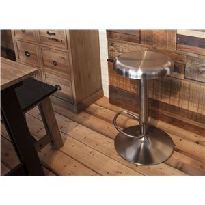 カウンターチェア ハイチェア 幅39cm シルバー 丸形 昇降式 リビング ダイニング 店舗 飲食店 インテリア家具 カウンターチェア ハイチェア 幅39cm シルバー 丸形 昇降式 リビング ダイニング 店舗 飲食店 インテリア家具