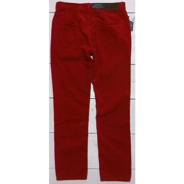 コーデュロイパンツ 5ポケット レッド PR3-216