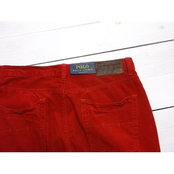 コーデュロイパンツ 5ポケット レッド PR3-216