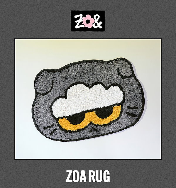 韓国　G-DRAGON　ZO&FRIENDS　ZOA RUG G-DRAGON Zo&Friends POP-UP OFFICIAL MD GD Korea Zoa A&ne 100
