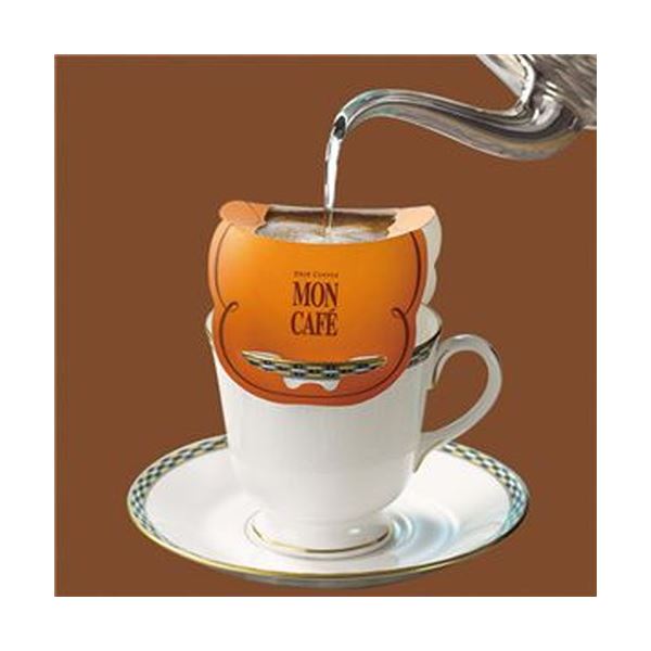 （まとめ）片岡物産 モンカフェ ドリップコーヒーモカブレンド 8g 1セット（60袋：30袋2箱）5セット