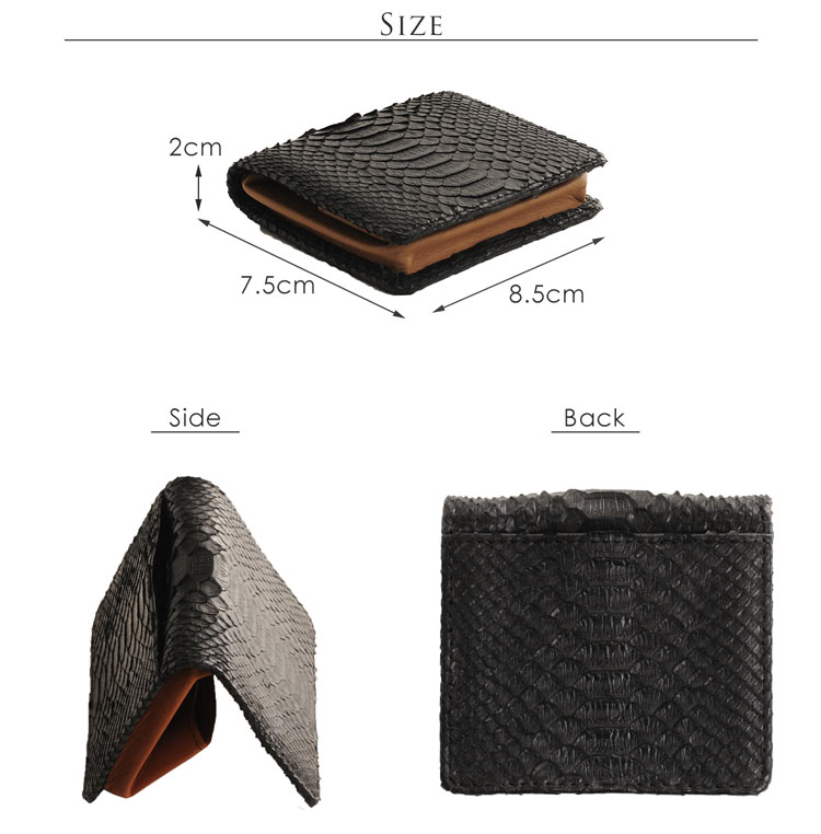 パイソンレザーコインケース ネコポス対応 パイソンレザーコインケース ネコポス対応