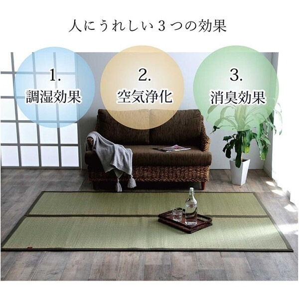 1050681313904 ラグ マット 長方形 い草 夏用 沖縄ビーグ カーキ 191×250cm メーカー直送 1050681313904 ラグ マット 長方形 い草 夏用 沖縄ビーグ カーキ 191×250cm メーカー直送