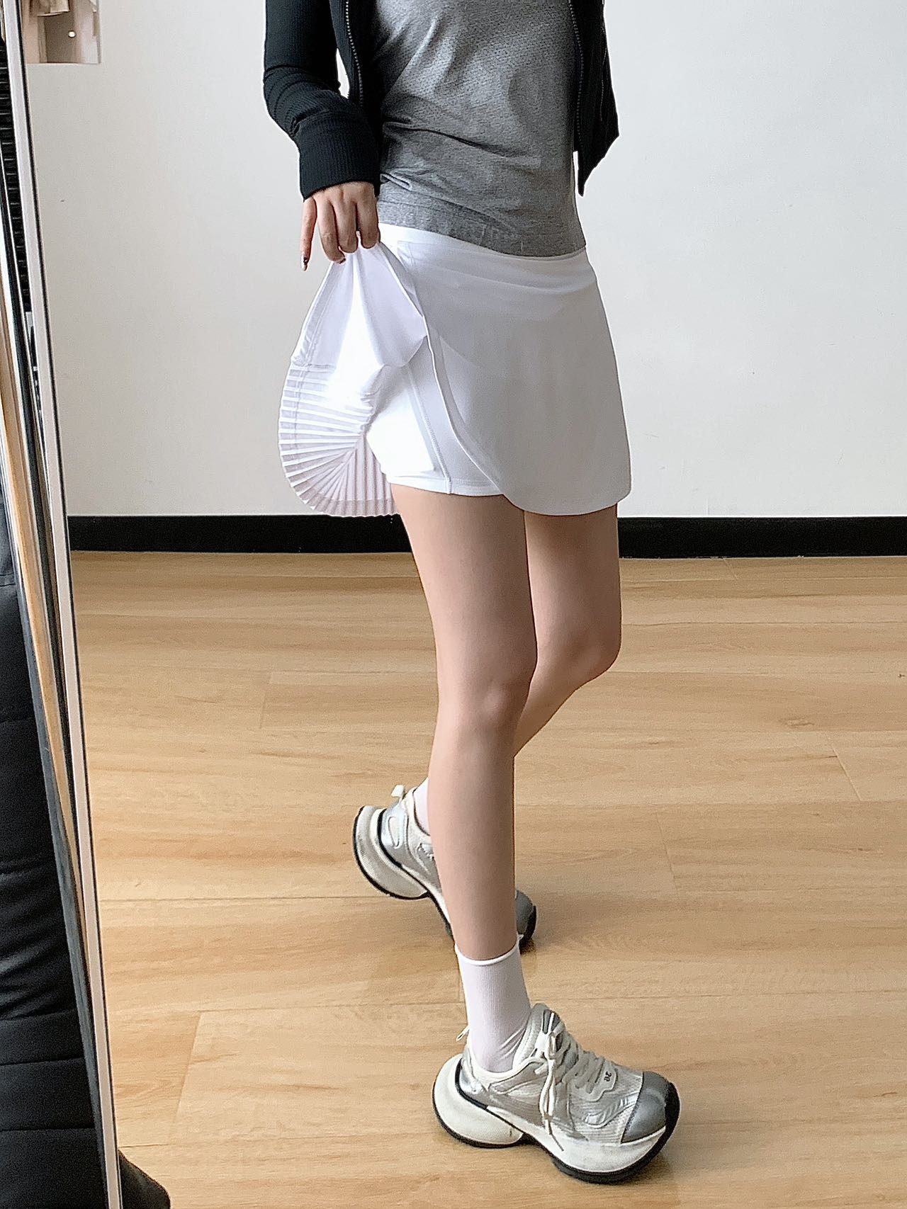 Pleated and Lined HR Tennis Skort