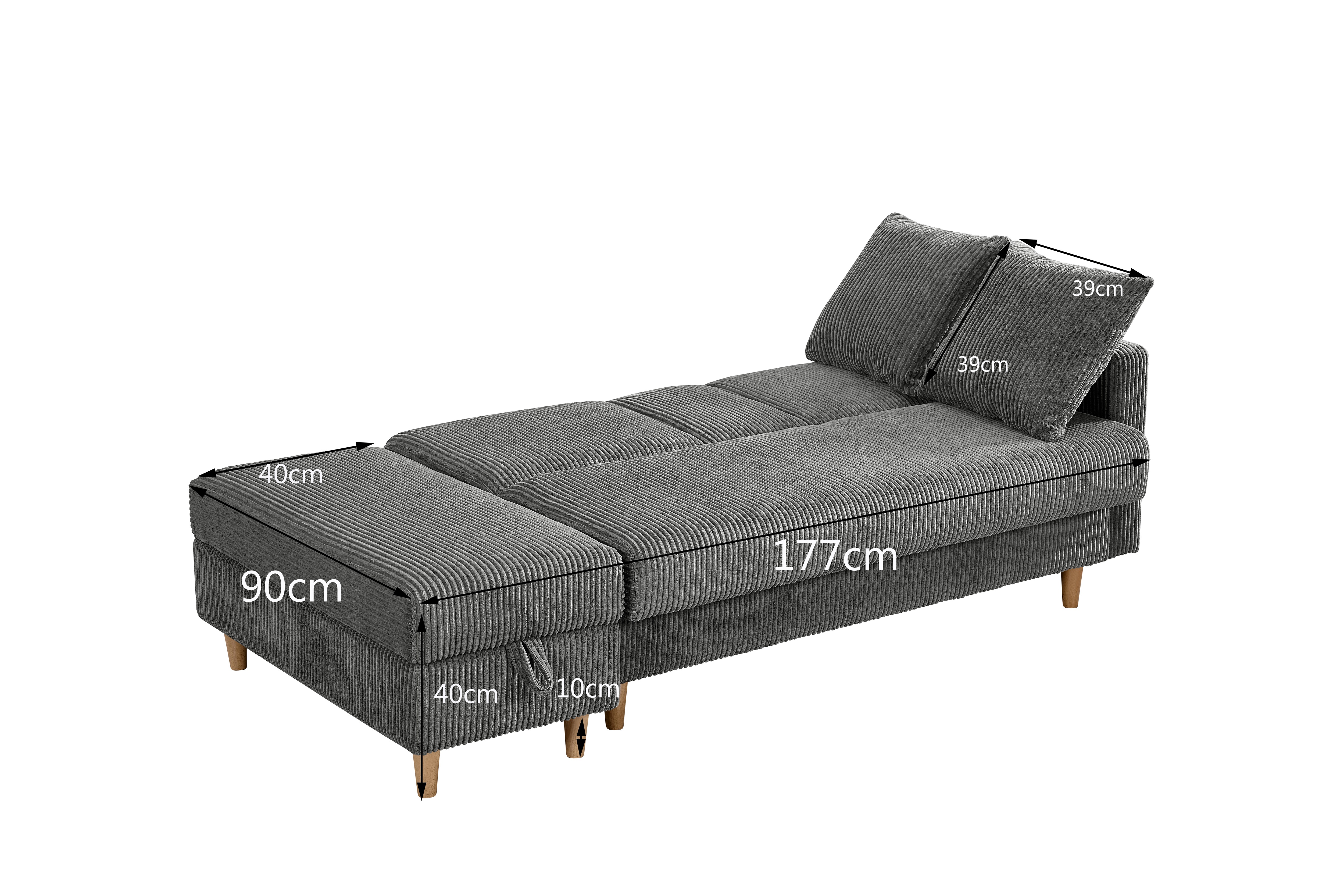 【国内発送.送.料.無.料！】ソファ ソファーベッド 3人掛け カウチソファ 多機能ソファ オットマン付き たくさん収納 レイアウト自由 左右側とも取り付けるアームレスト クッション2個 47