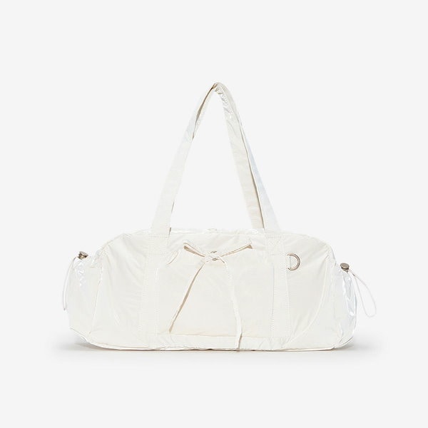 Qoo10] new balance Glossy Ribbon Duffel