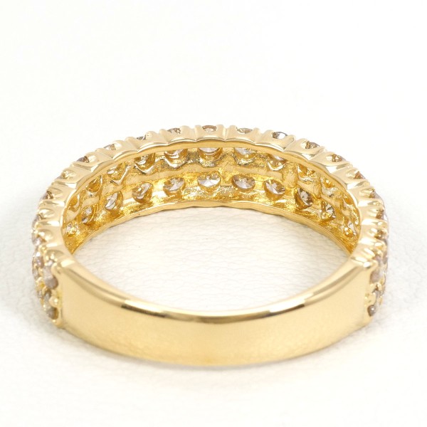 K18 18金 YG リング 指輪 12号 ダイヤ 1.00 カード鑑別書 ジュエリー 中古 K18 18金 YG リング 指輪 12号 ダイヤ 1.00 カード鑑別書 ジュエリー 中古