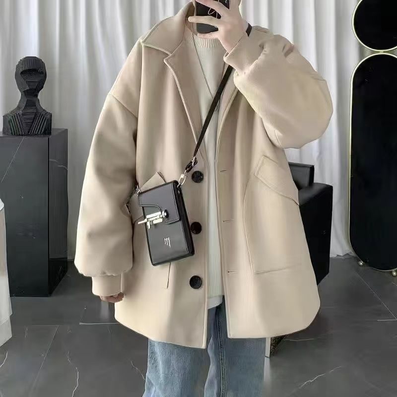 秋冬 トレンド メンズ カジュアル 上下3点セット 中綿コート ックセーター 裏起毛 スーツパンツ セットアップ 秋冬 トレンド メンズ カジュアル 上下3点セット 中綿コート ックセーター 裏起毛 スーツパンツ セットアップ