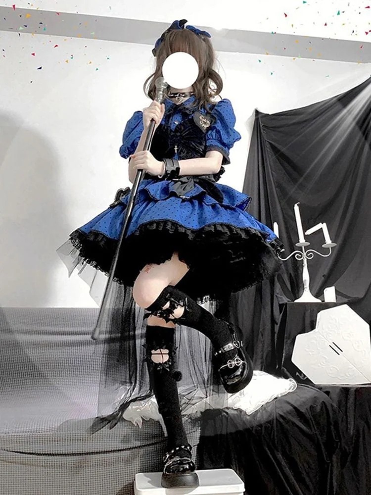 メガ割 今人気のロリータSALE スパイシーキャンディスプリットロリータセット愛されドッキングワンピース 公演着 ドレス メガ割 今人気のロリータSALE スパイシーキャンディスプリットロリータセット愛されドッキングワンピース 公演着 ドレス