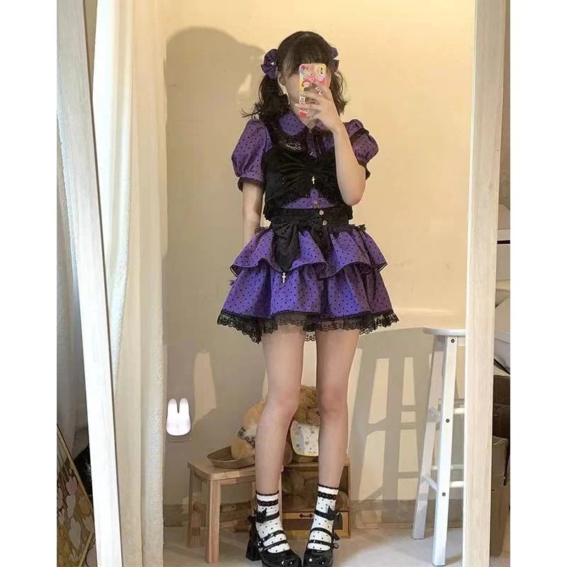 メガ割 今人気のロリータSALE スパイシーキャンディスプリットロリータセット愛されドッキングワンピース 公演着 ドレス メガ割 今人気のロリータSALE スパイシーキャンディスプリットロリータセット愛されドッキングワンピース 公演着 ドレス