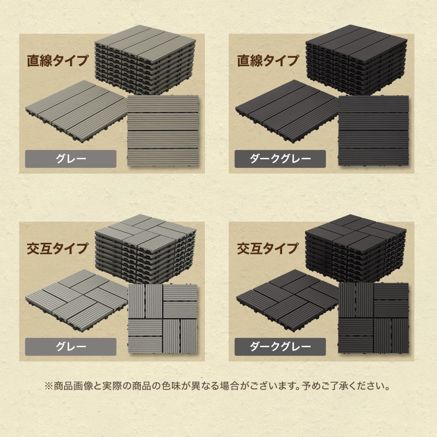 ウッドパネル パネル 人工木ウッドデッキ 54枚セット 4.8m2 人工木 DIY 北欧 ガーデン エクステリア 縁側 工具不要 ジョイント式 腐らない ベランダ ガーデニング 庭づくり バルコニー