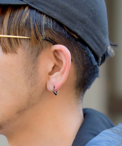 ピアス メンズ n.c.tフープピアス SV925 LH-01EA0831 メンズピアス 片耳用 1点売り クリスマス 誕生日 プレゼント ギフト 彼氏 【ネコポス】