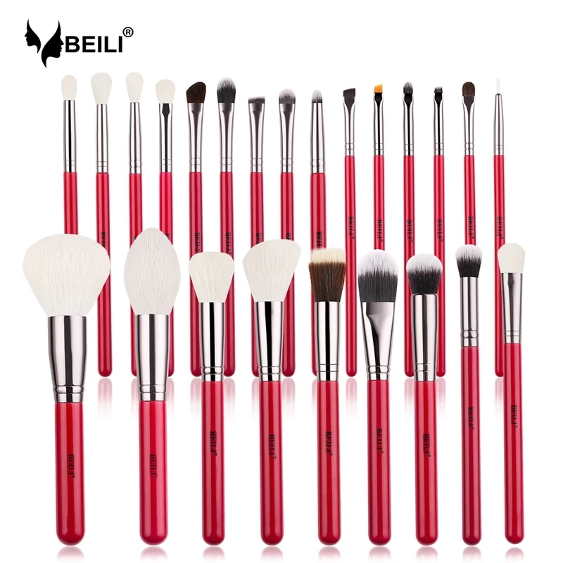 Beili-天然メイクブラシのセット,1130個,パウダー,チーク,アイシャドウ,プロのアイシャドウ用 Beili-天然メイクブラシのセット,1130個,パウダー,チーク,アイシャドウ,プロのアイシャドウ用