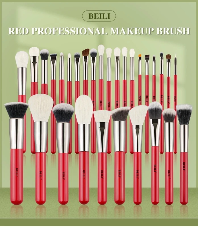 Beili-天然メイクブラシのセット,1130個,パウダー,チーク,アイシャドウ,プロのアイシャドウ用 Beili-天然メイクブラシのセット,1130個,パウダー,チーク,アイシャドウ,プロのアイシャドウ用