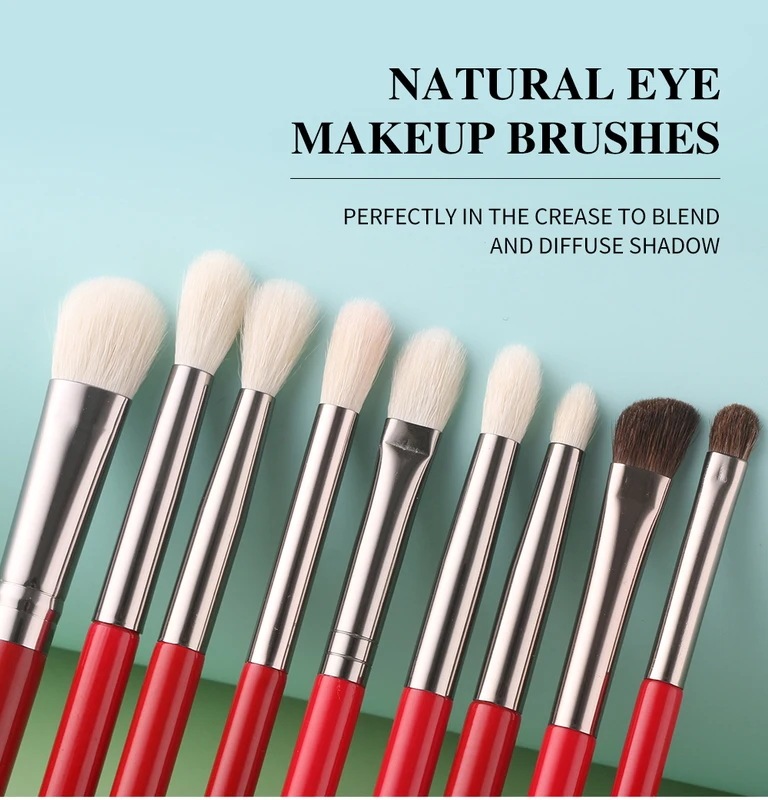 Beili-天然メイクブラシのセット,1130個,パウダー,チーク,アイシャドウ,プロのアイシャドウ用 Beili-天然メイクブラシのセット,1130個,パウダー,チーク,アイシャドウ,プロのアイシャドウ用