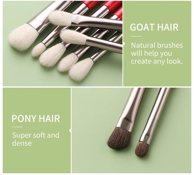 Beili-天然メイクブラシのセット,1130個,パウダー,チーク,アイシャドウ,プロのアイシャドウ用 Beili-天然メイクブラシのセット,1130個,パウダー,チーク,アイシャドウ,プロのアイシャドウ用