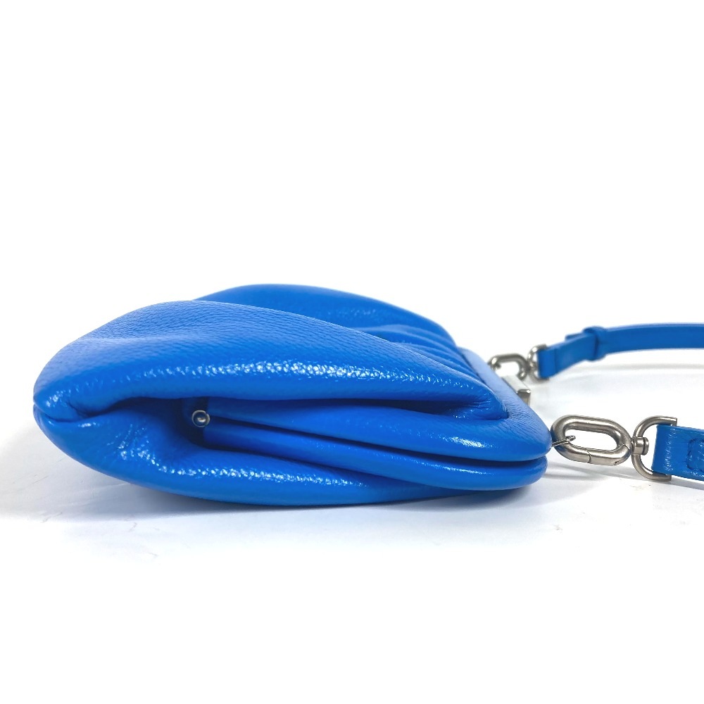 クラッチバッグ 618895 Cloud XS ロゴ クラウド カバン ポーチ バイカラー 2WAYバッグ ショルダーバッグ ポシェット レザー ブルー