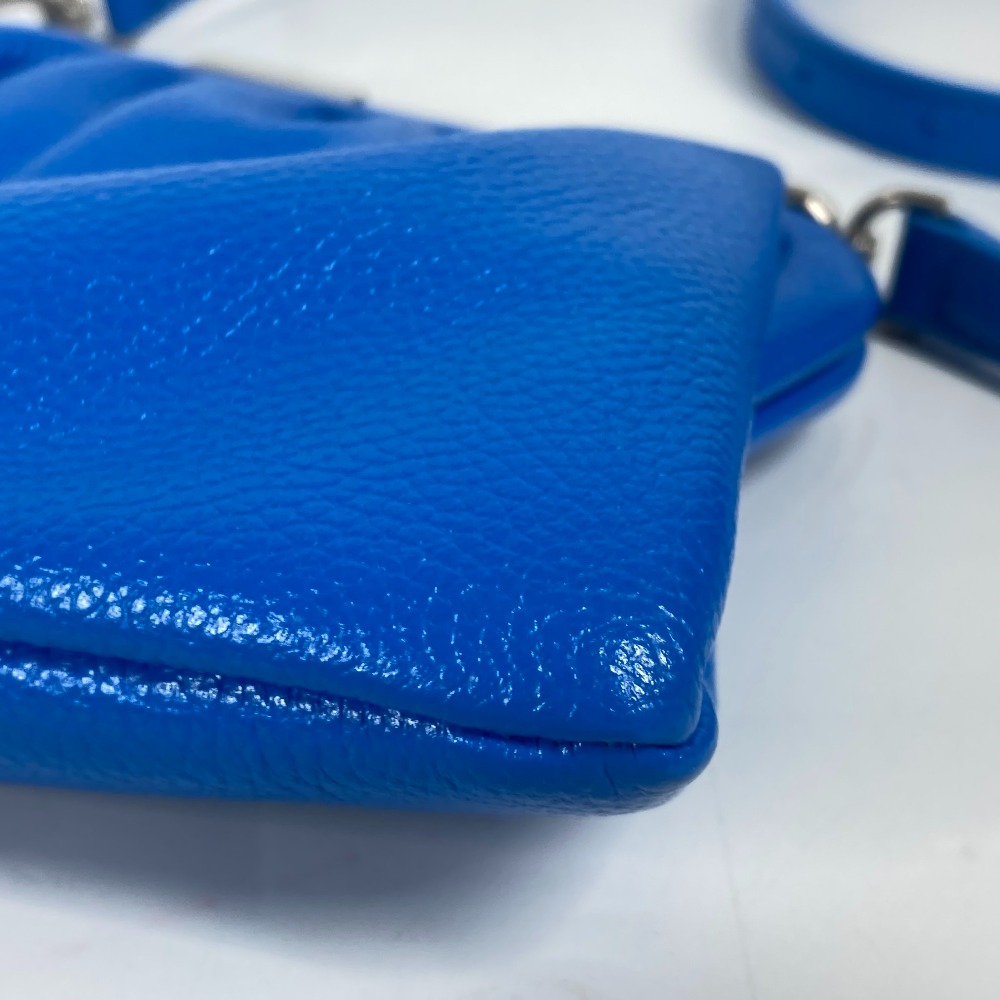 クラッチバッグ 618895 Cloud XS ロゴ クラウド カバン ポーチ バイカラー 2WAYバッグ ショルダーバッグ ポシェット レザー ブルー