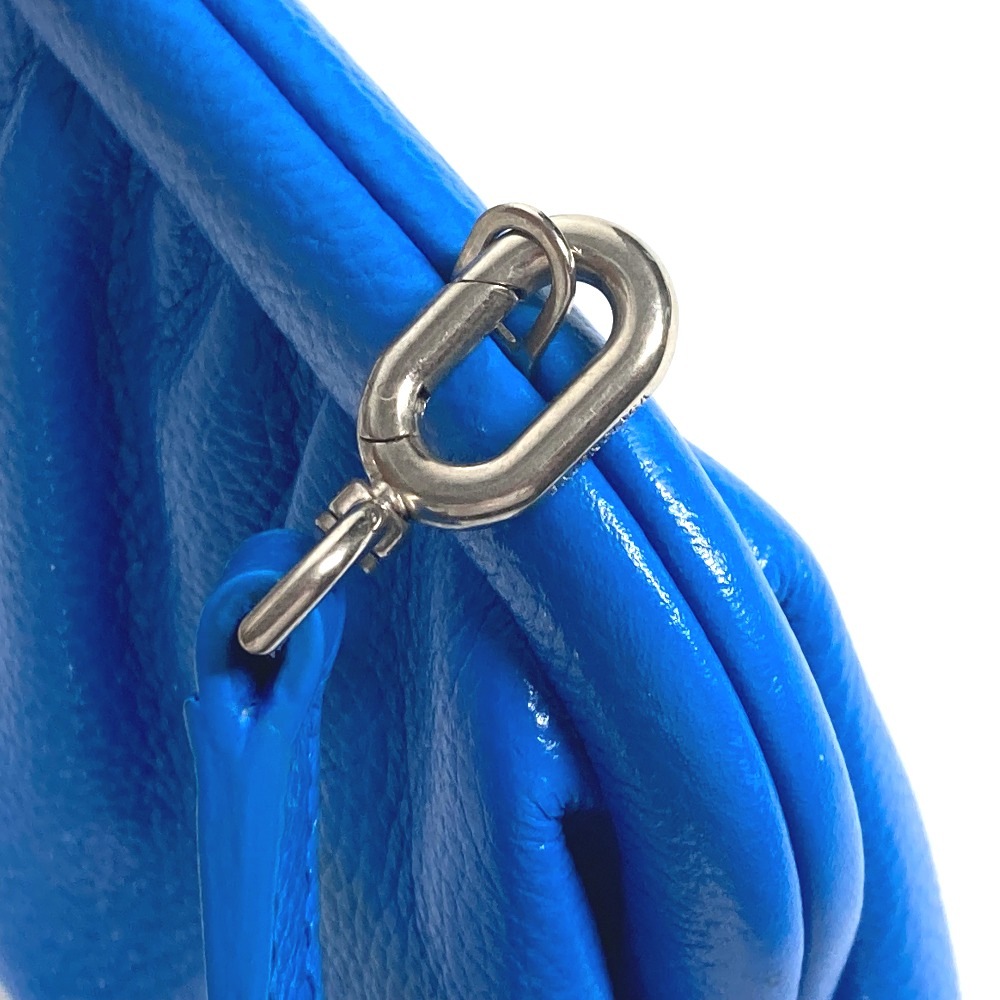 クラッチバッグ 618895 Cloud XS ロゴ クラウド カバン ポーチ バイカラー 2WAYバッグ ショルダーバッグ ポシェット レザー ブルー