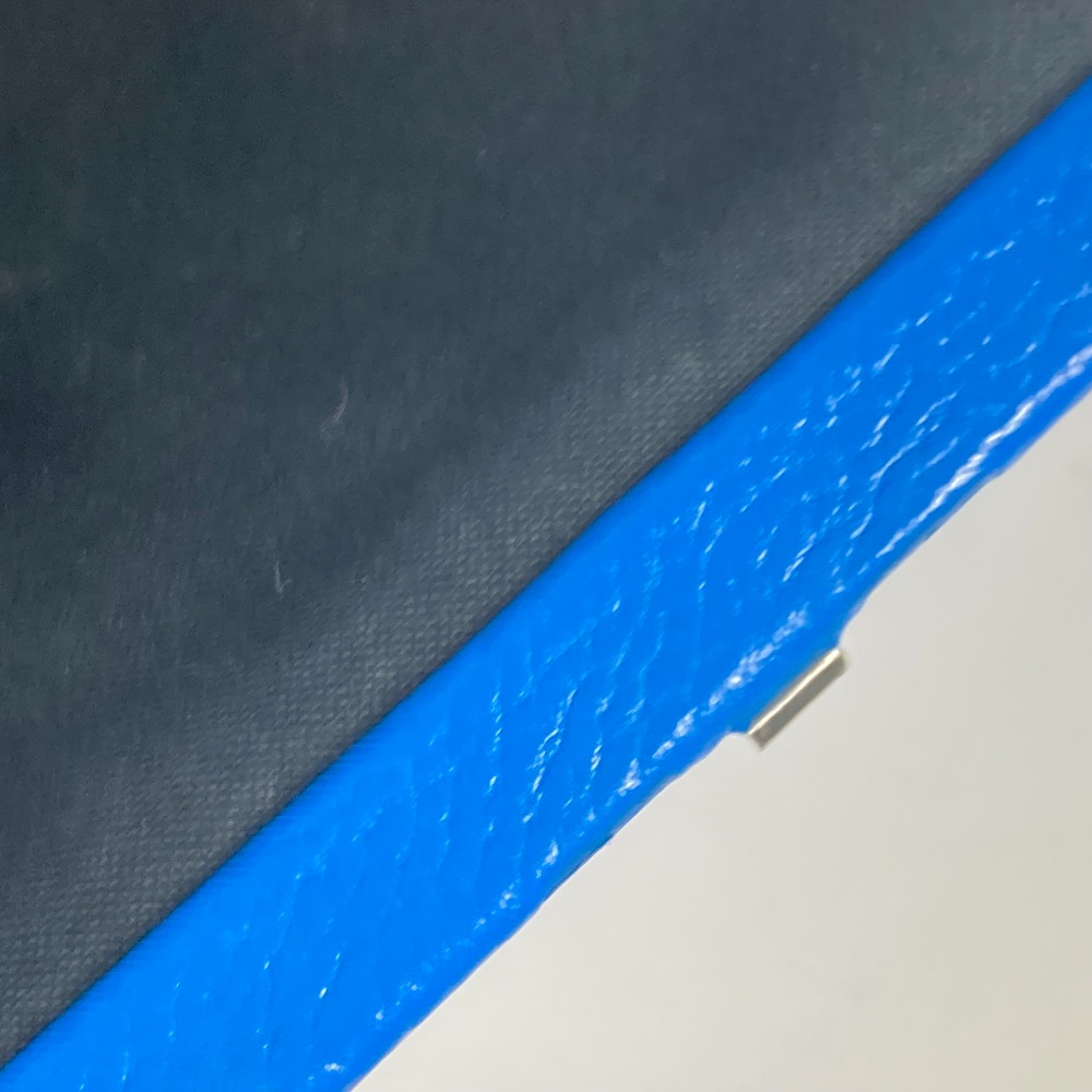 クラッチバッグ 618895 Cloud XS ロゴ クラウド カバン ポーチ バイカラー 2WAYバッグ ショルダーバッグ ポシェット レザー ブルー